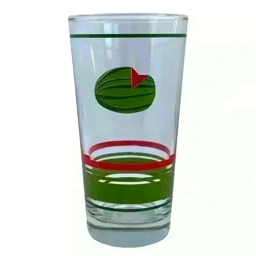 Set of 6 watermelon drinking glasses